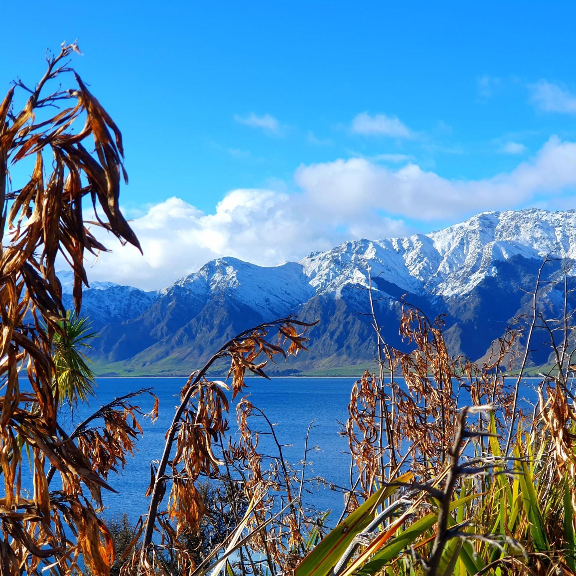 Hawea Heaven: Superking Beds + Hot Tub + Mountain Villa Уанака Екстериор снимка